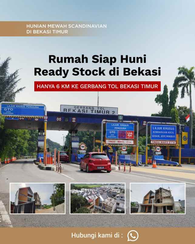 dijual rumah di mustika jaya kota bekasi roemah allea