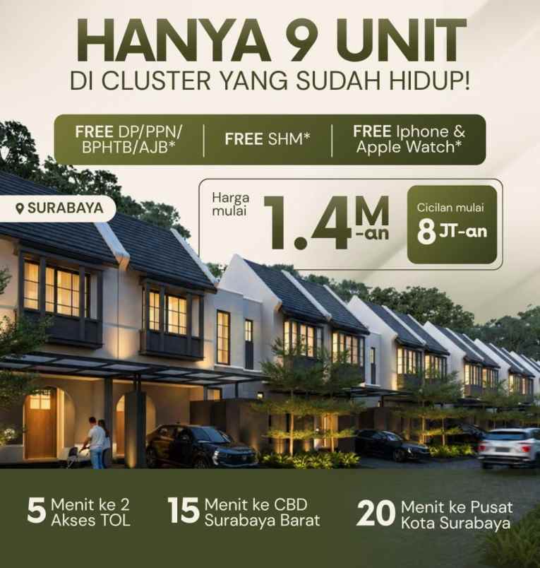 dijual rumah grand harvest