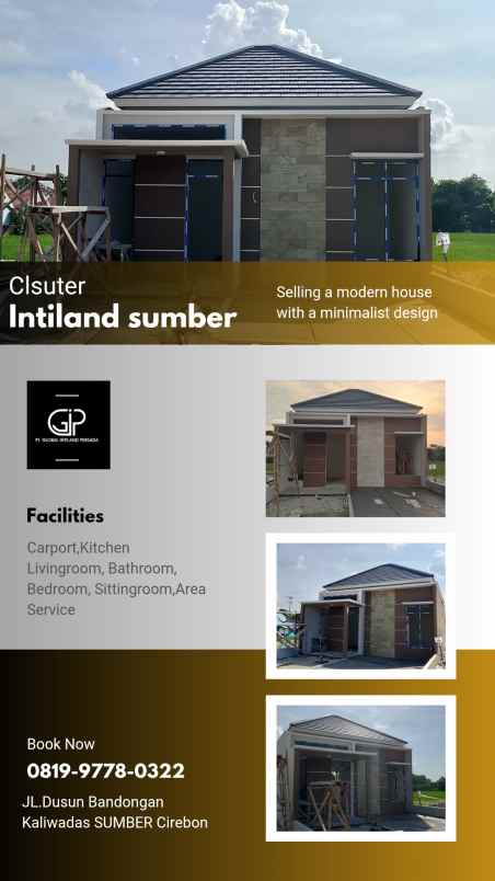 dijual rumah jl dusun bandongan