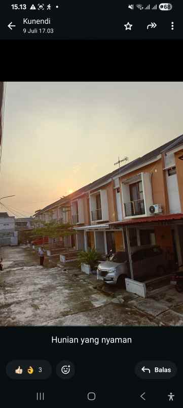 dijual rumah jl haji genang belakang