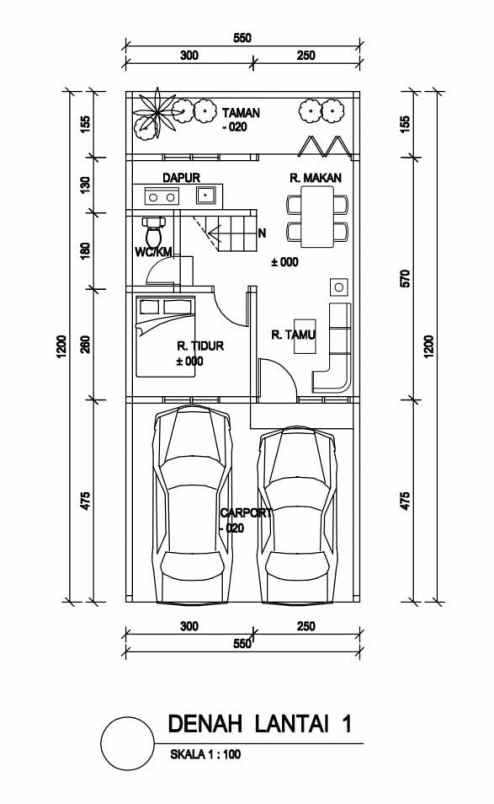 dijual rumah jl jati padang pasar