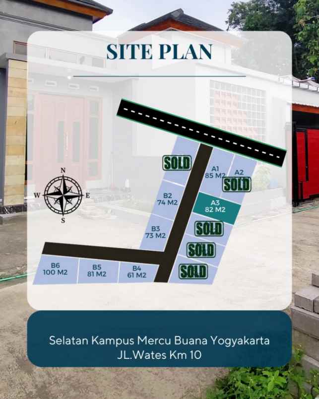 dijual rumah jl jogja wates km 10