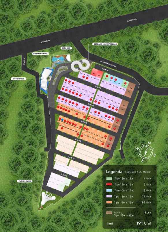 dijual rumah jl tapian nauli pasar 1