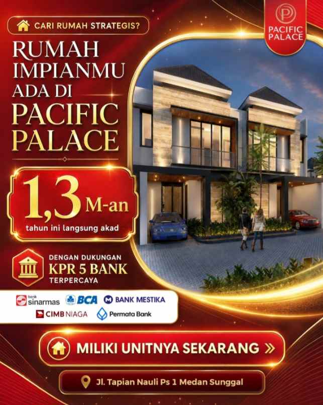 dijual rumah jl tapian nauli pasar 1