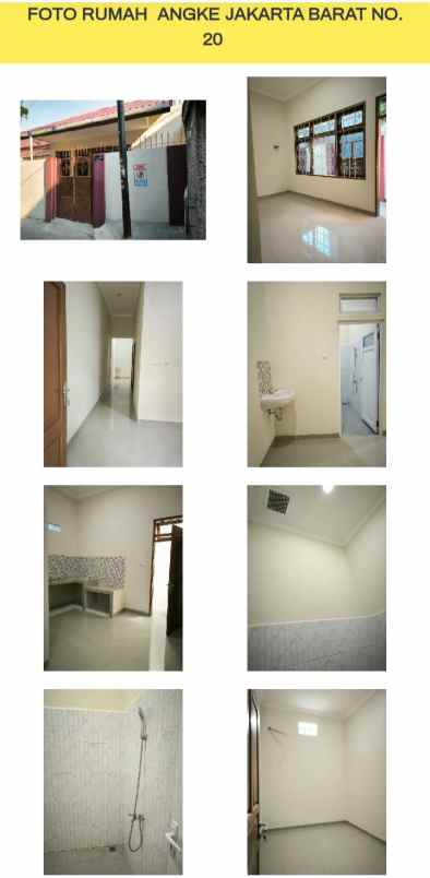 dijual rumah jln sama rasa angke