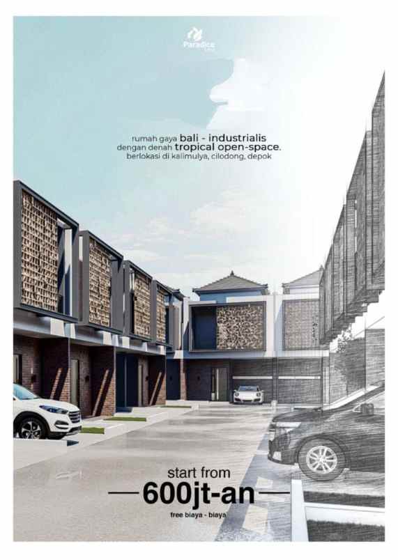 dijual rumah kalimulya cilodong depok