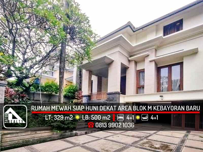 dijual rumah kebayoran baru jakarta selatan