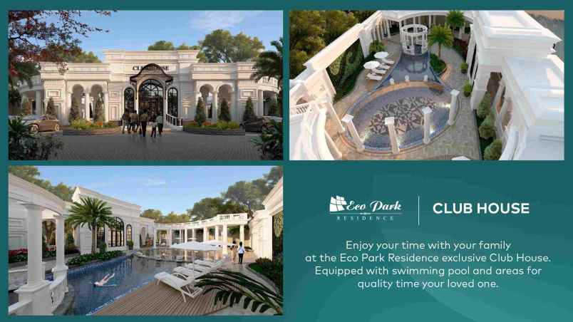 dijual rumah komplek eco park residence