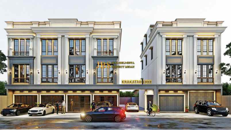 dijual rumah komplek krakatau luxe