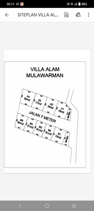 dijual rumah mulawarman