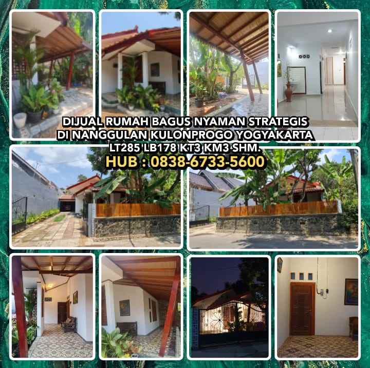 dijual rumah nanggulan kulonprogo