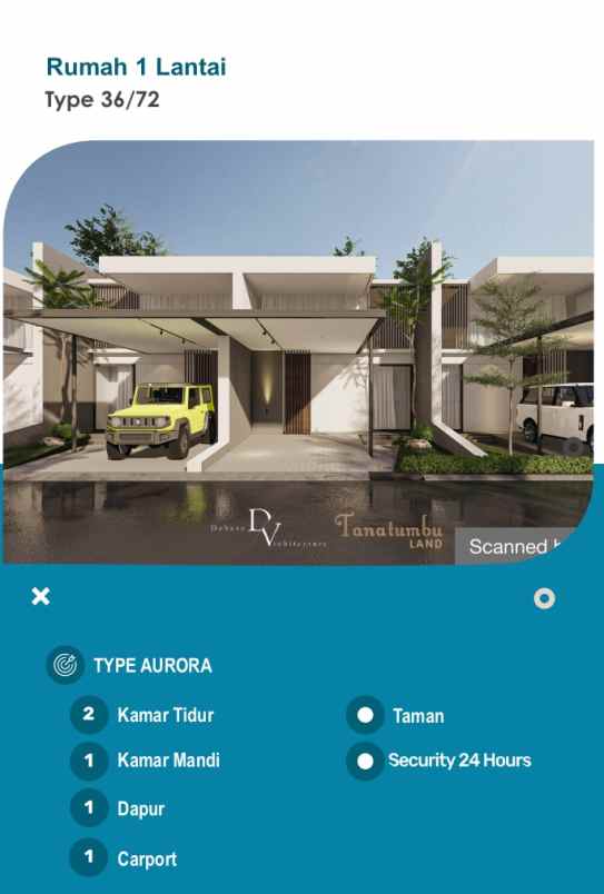 dijual rumah permana