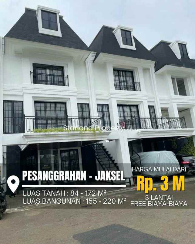 dijual rumah pesanggrahan