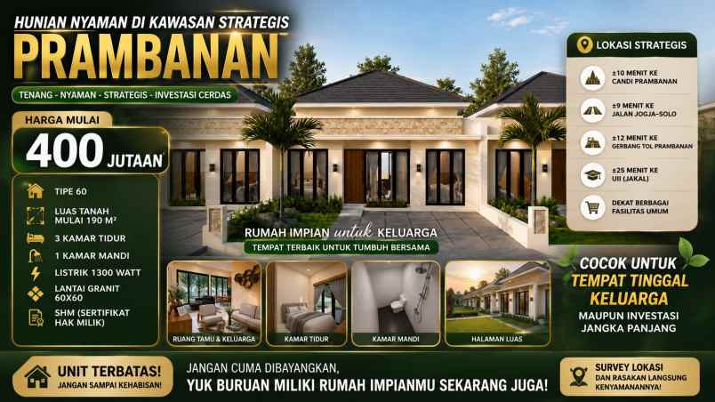 dijual rumah rumah tanjung sari