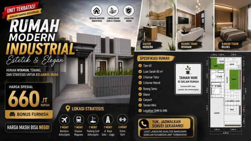 dijual rumah rumah virendra bendan sleman