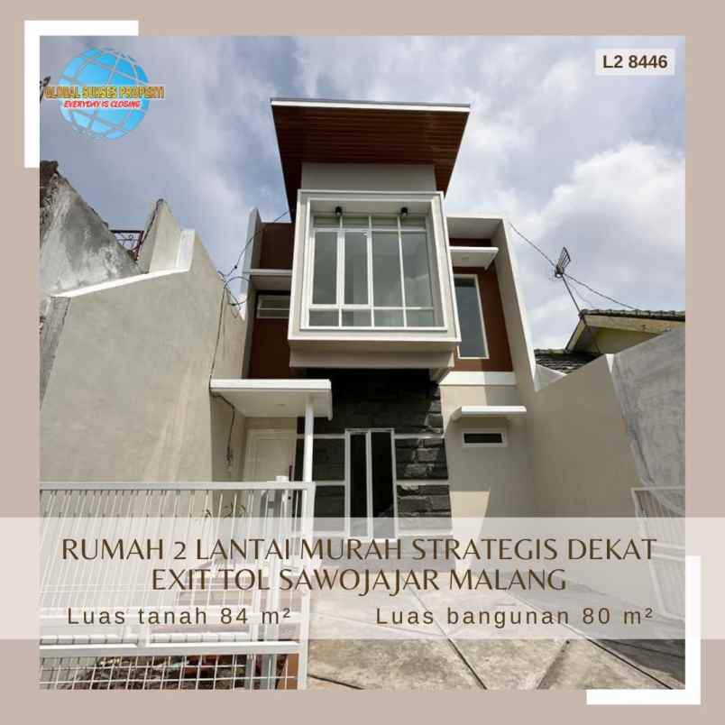 dijual rumah sawojajar 2
