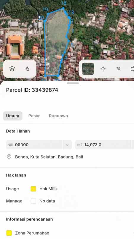 dijual tanah bypass ngurah rai