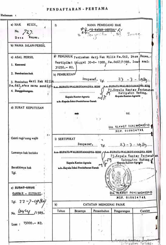 dijual tanah bypass ngurah rai
