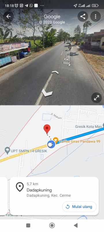 dijual tanah di gresik