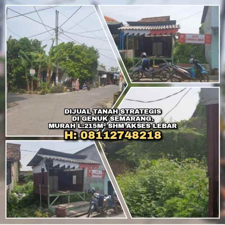 dijual tanah genuk semarang