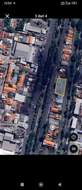 dijual tanah jalan ahmad yani surabaya