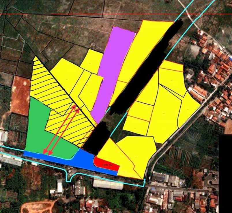 dijual tanah jalan raya salembaran