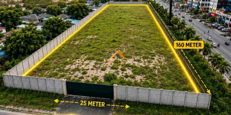 dijual tanah jalan soekarno hatta