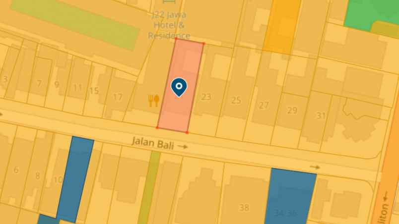 dijual tanah jl bali