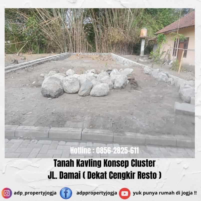 dijual tanah jl damai