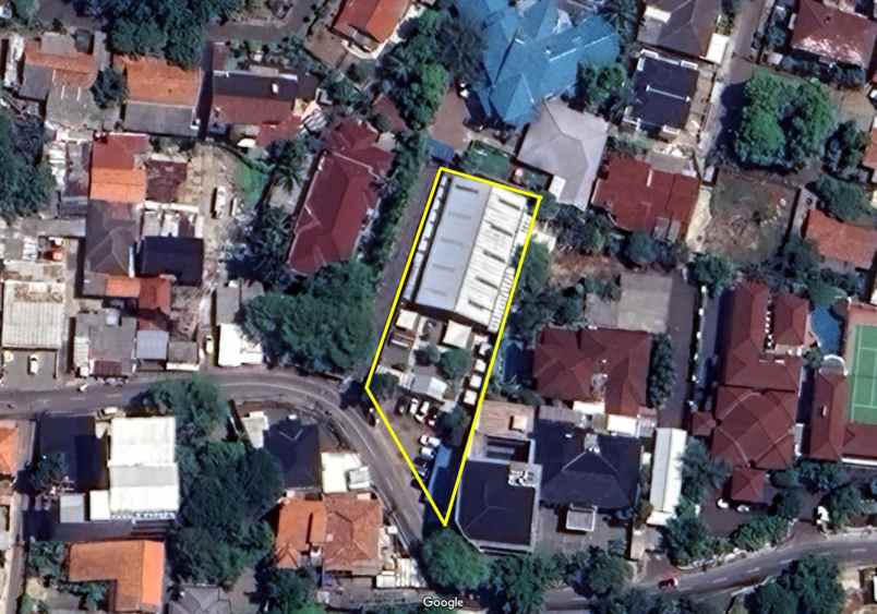 dijual tanah jl lebak bulus cilandak