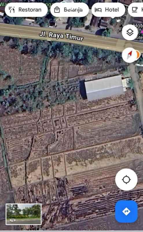 dijual tanah jl raya nasional solo sragen