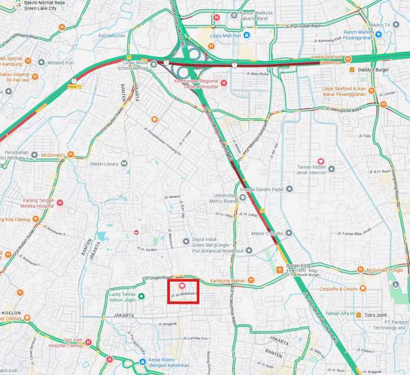 dijual tanah joglo kembangan jakarta barat