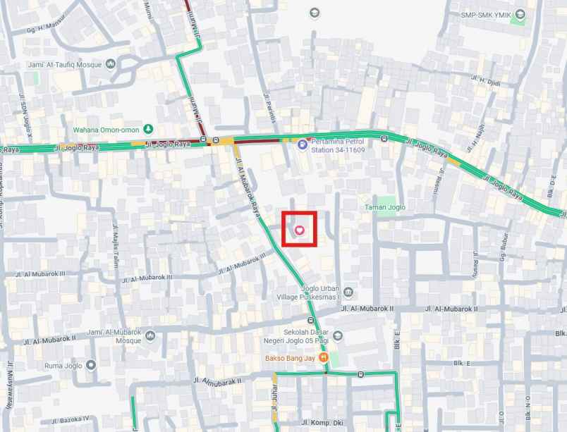dijual tanah joglo kembangan jakarta barat