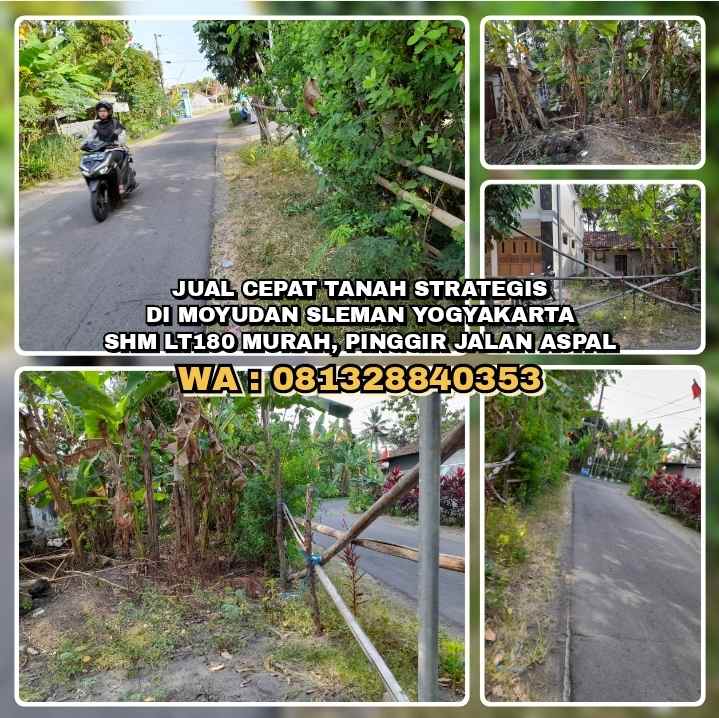dijual tanah moyudan sleman yogyakarta