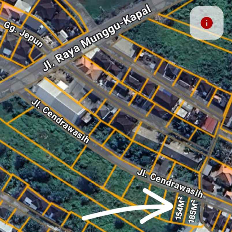 dijual tanah selingsing