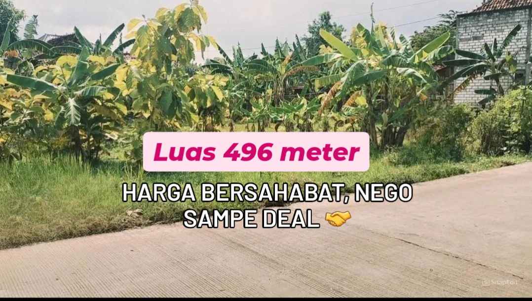 dijual tanah tambahagung
