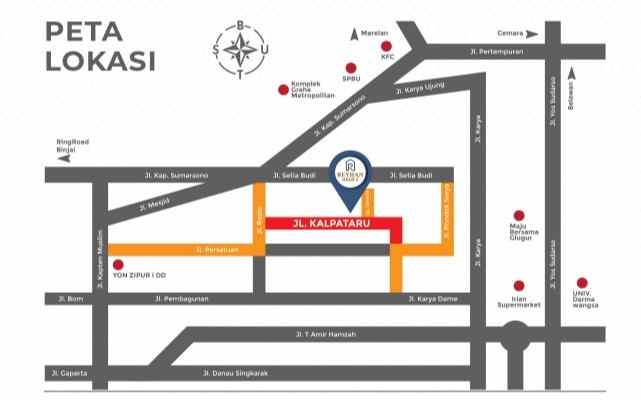 dijual villa jalan kalpataru pondok