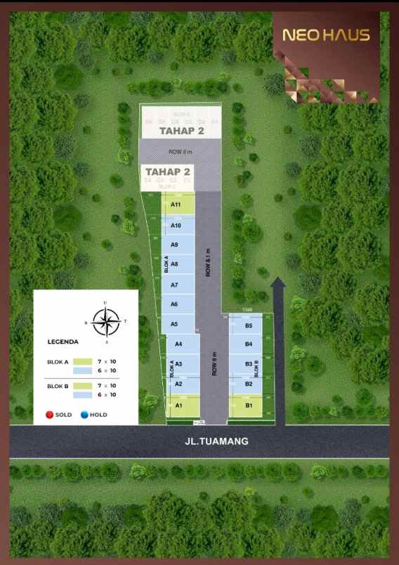 dijual villa jalan tuamang pancing medan