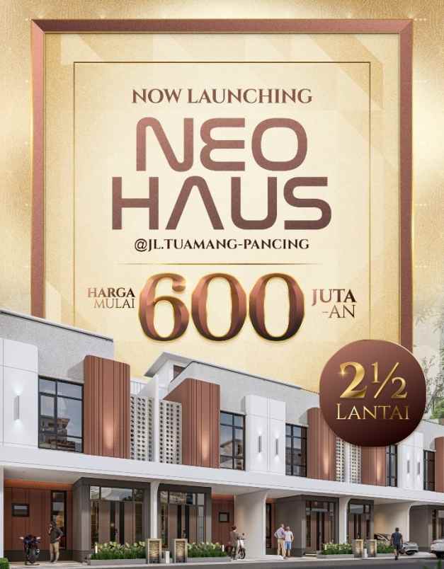 dijual villa jalan tuamang pancing medan