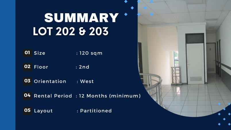 disewakan ruang kantor 2 lantai di gedung aditya