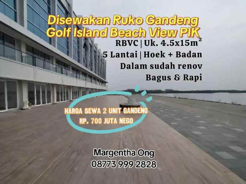 disewakan ruko gudang kantor pantai indah kapuk jakarta
