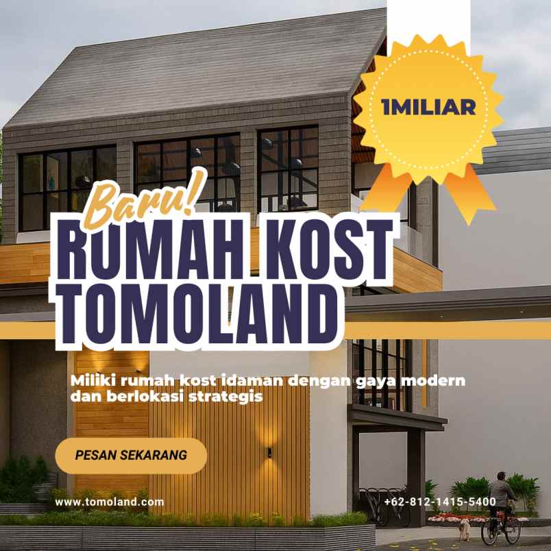 hub jual rumah kost malang bisa kpr dan cicilan ringan