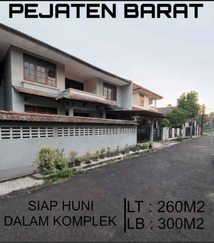 jual cepat rumah komplek ajb siap huni pejaten barat