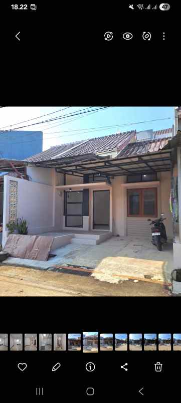 jual rumah murah di raden sanim tanah baru beji depok