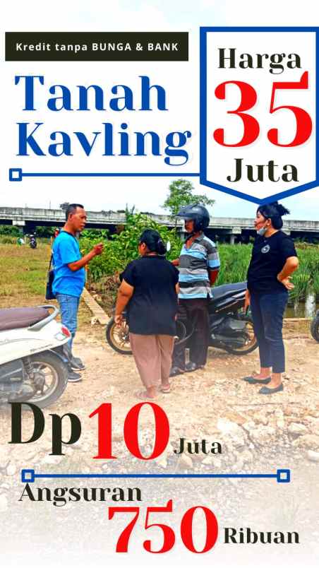 kavling mepet tol kbm dp 10 juta angsuran flat 4 tahun