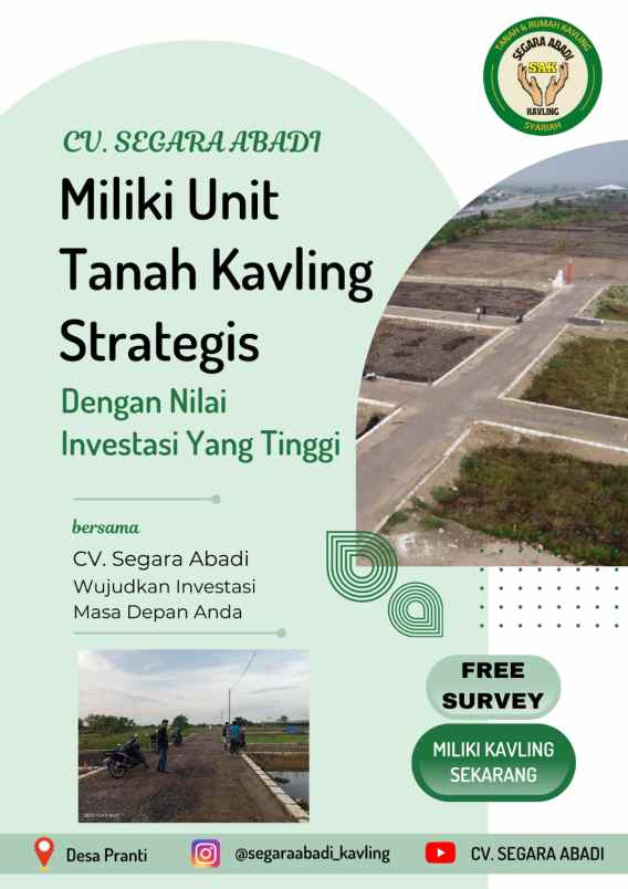 kavling mepet tol kbm dp 10 juta angsuran flat 4 tahun