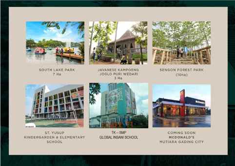 mutiara gading city cluster konsep suasana hijau