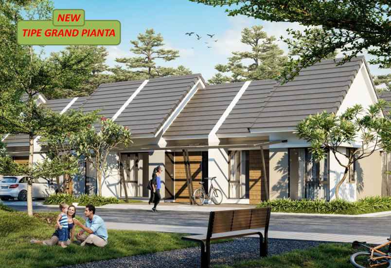 mutiara gading city cluster konsep suasana hijau