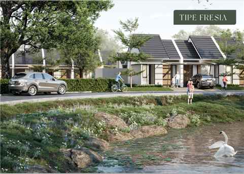 mutiara gading city cluster konsep suasana hijau