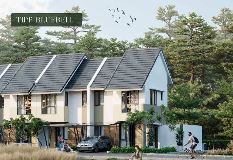 mutiara gading city cluster konsep suasana hijau